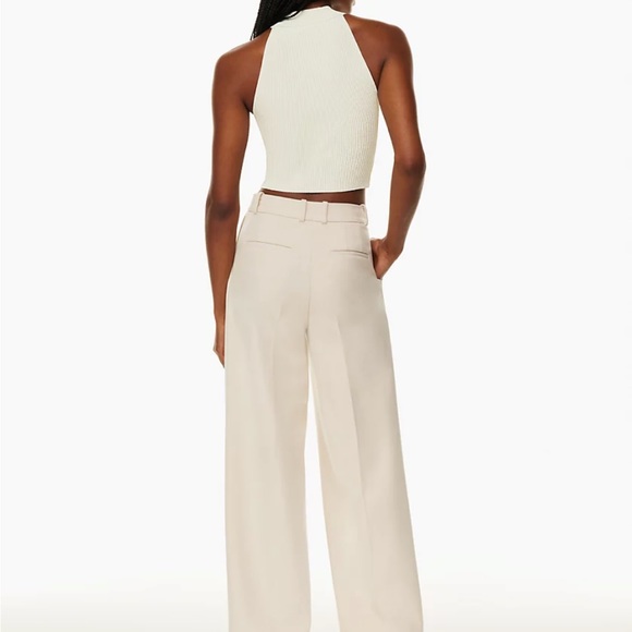 Aritzia Babaton Sculpt Knit mock neck halter top - Picture 2 of 4